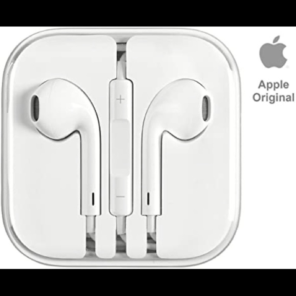 2 pack NEW Apple White Wired Headphones 3.5mm Jack